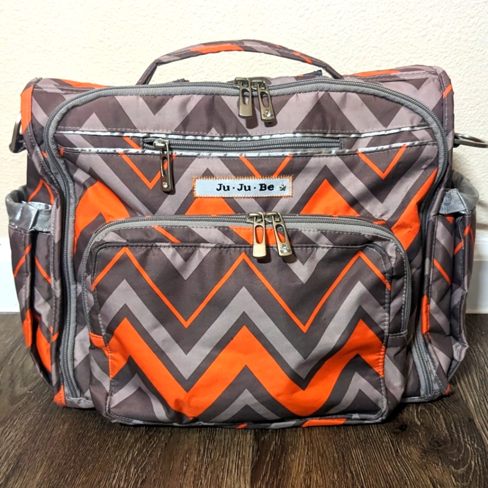 JuJuBe BFF Diaper Bag - Ziggy Zag, VGUC (DISCONTINUED!)